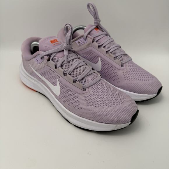 Nike Zoom Structure 24 Shoes Womens Size 10 Lavender White Running DA8570-501 - Picture 1 of 9